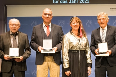 Sportplakette des Landes NRW für Helmut Müller