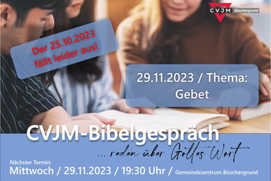 CVJM Bibelgespräch - reden über Gottes Wort