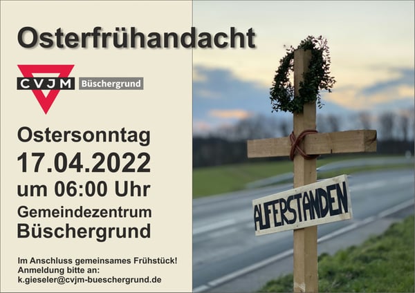 Jesus ist auferstanden Plakat