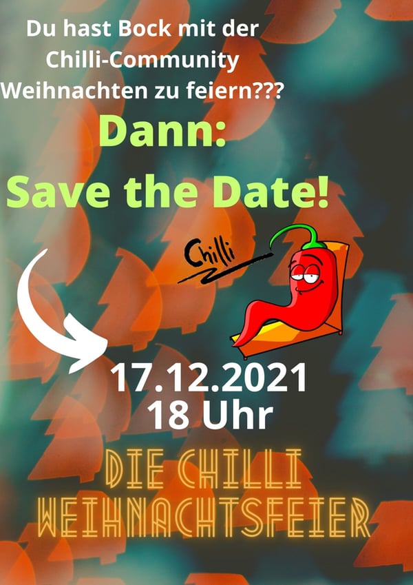 Chilli Weihnachtsfeier